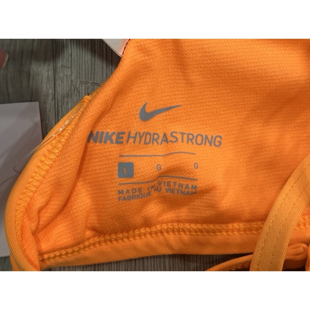 Nike Hydrastrong Women's Orange Bikini Swimsuit Top Size Large NWT MSRP: $40 - Picture 9 of 9